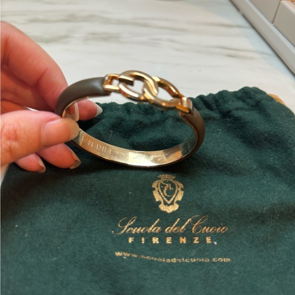 School of Leather Cuff Bracelet - Picture 5 of 7